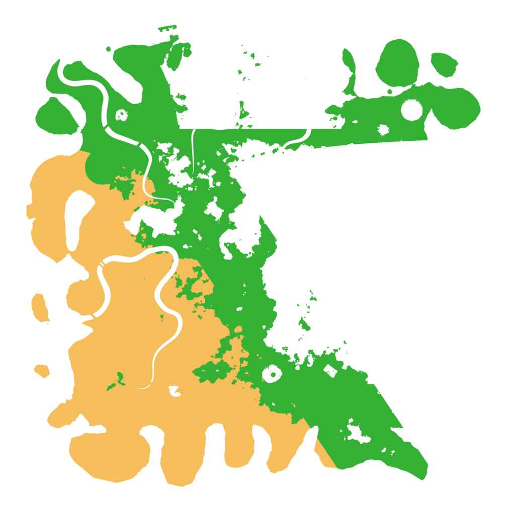 Biome Rust Map: Procedural Map, Size: 4250, Seed: 634460853