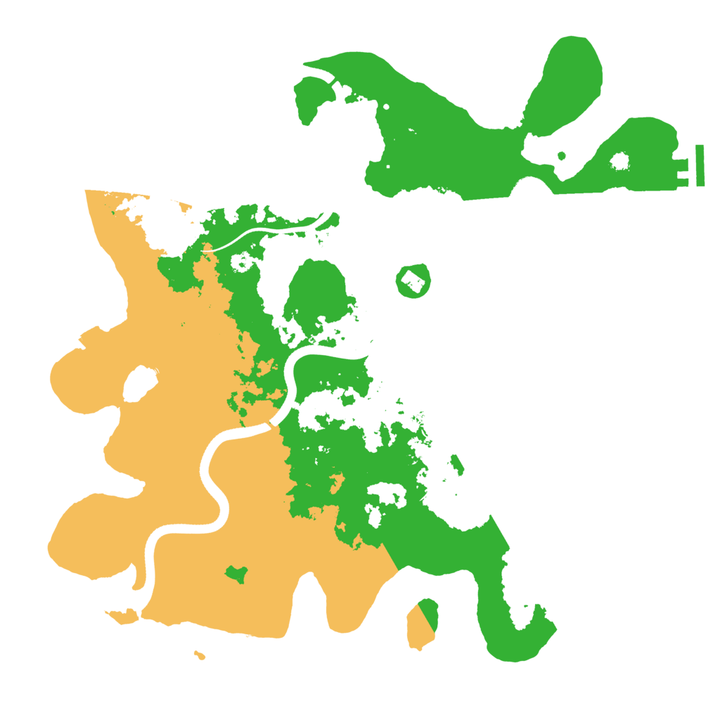 Biome Rust Map: Procedural Map, Size: 3500, Seed: 273272791