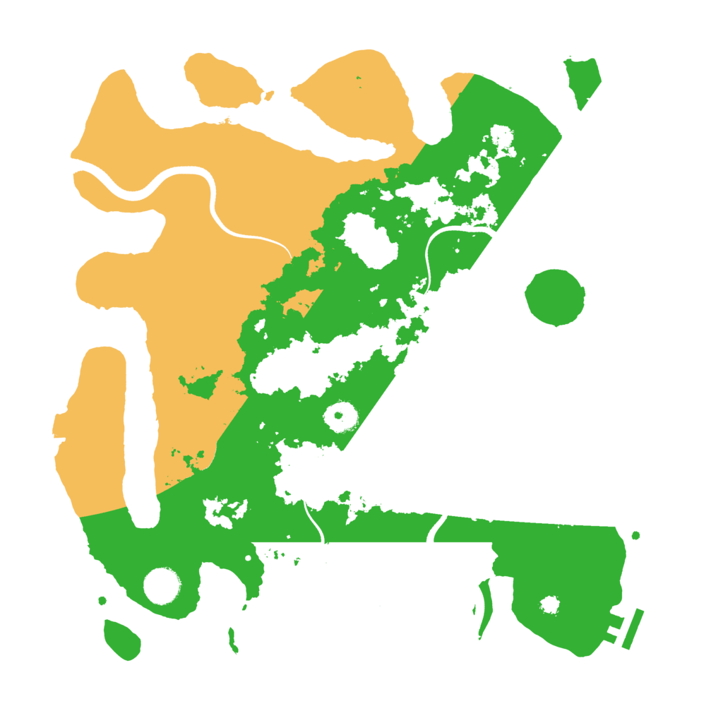 Biome Rust Map: Procedural Map, Size: 3500, Seed: 1502551439