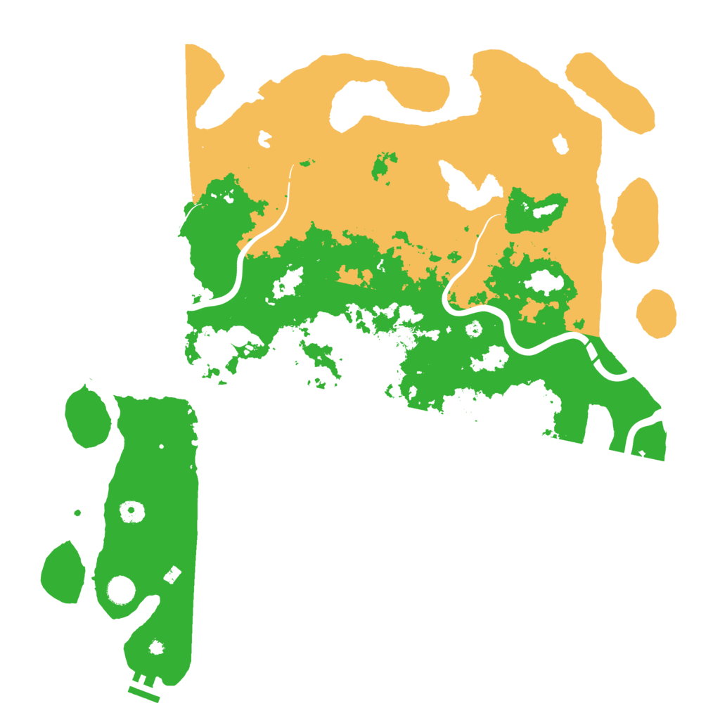 Biome Rust Map: Procedural Map, Size: 4500, Seed: 1754444394