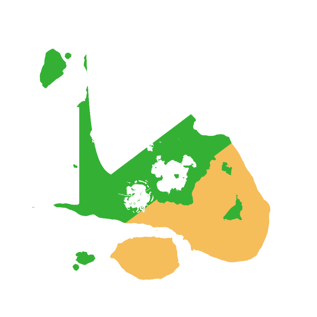 Biome Rust Map: Procedural Map, Size: 1999, Seed: 1190238477