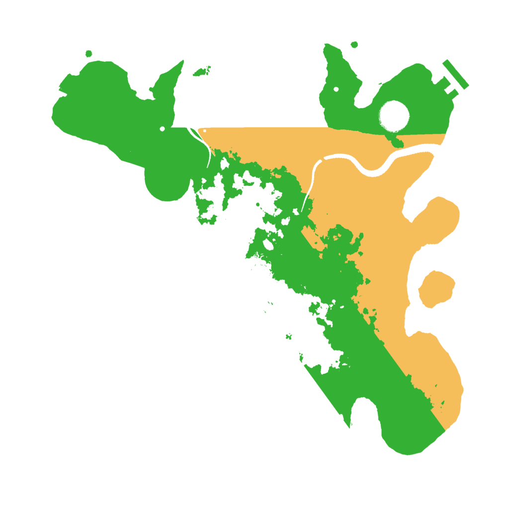 Biome Rust Map: Procedural Map, Size: 3000, Seed: 1050931926