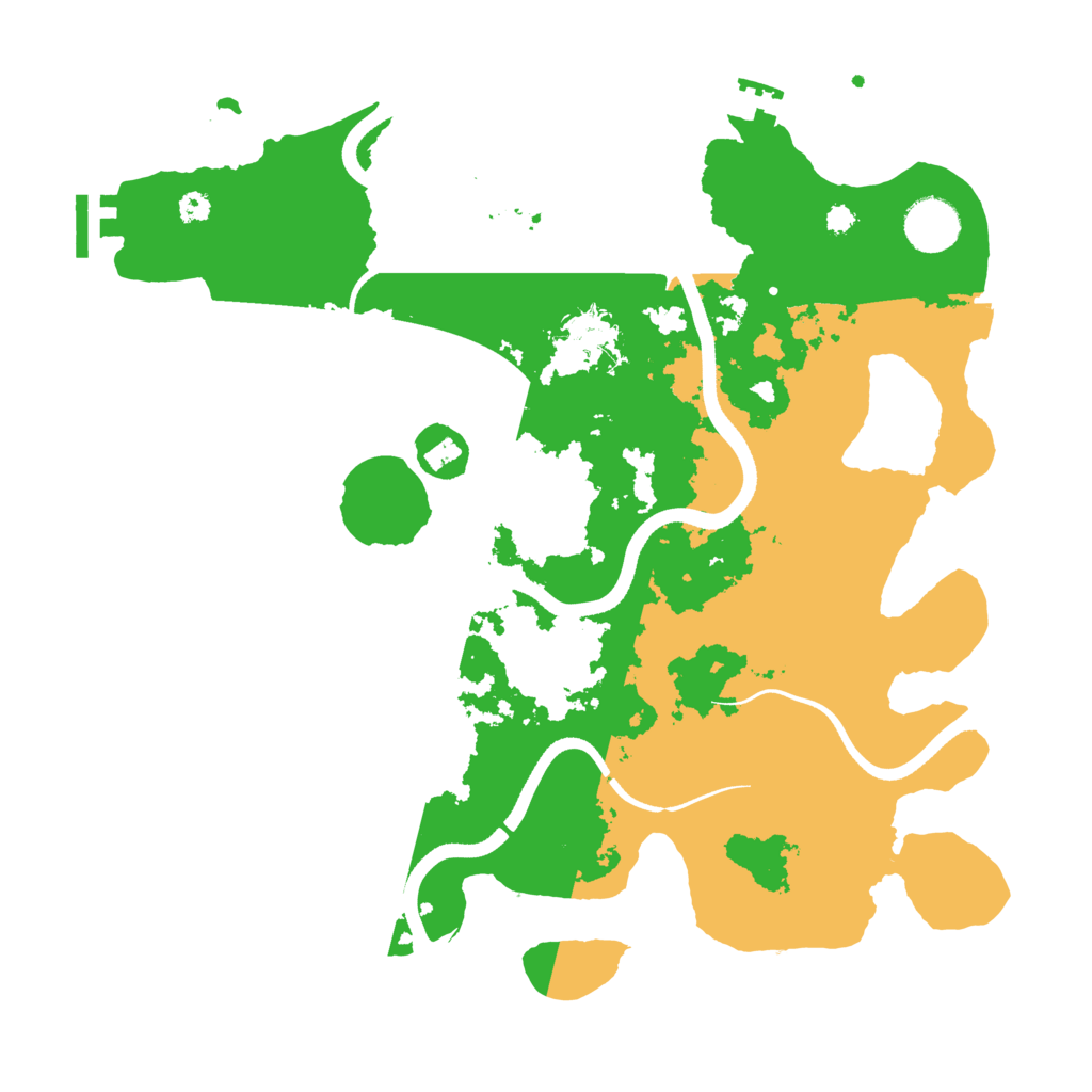 Biome Rust Map: Procedural Map, Size: 3500, Seed: 1948089186