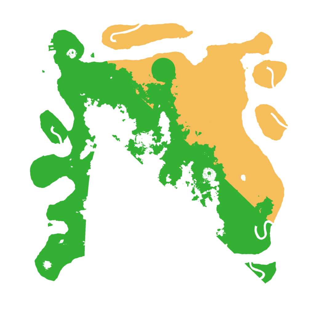 Biome Rust Map: Procedural Map, Size: 3500, Seed: 1119877864