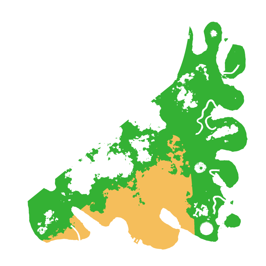 Biome Rust Map: Procedural Map, Size: 3621, Seed: 3621