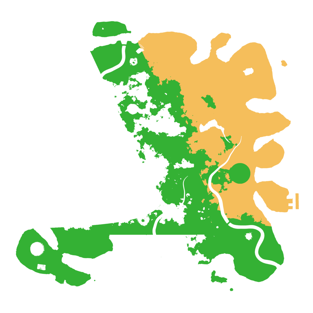 Biome Rust Map: Procedural Map, Size: 4000, Seed: 358265229