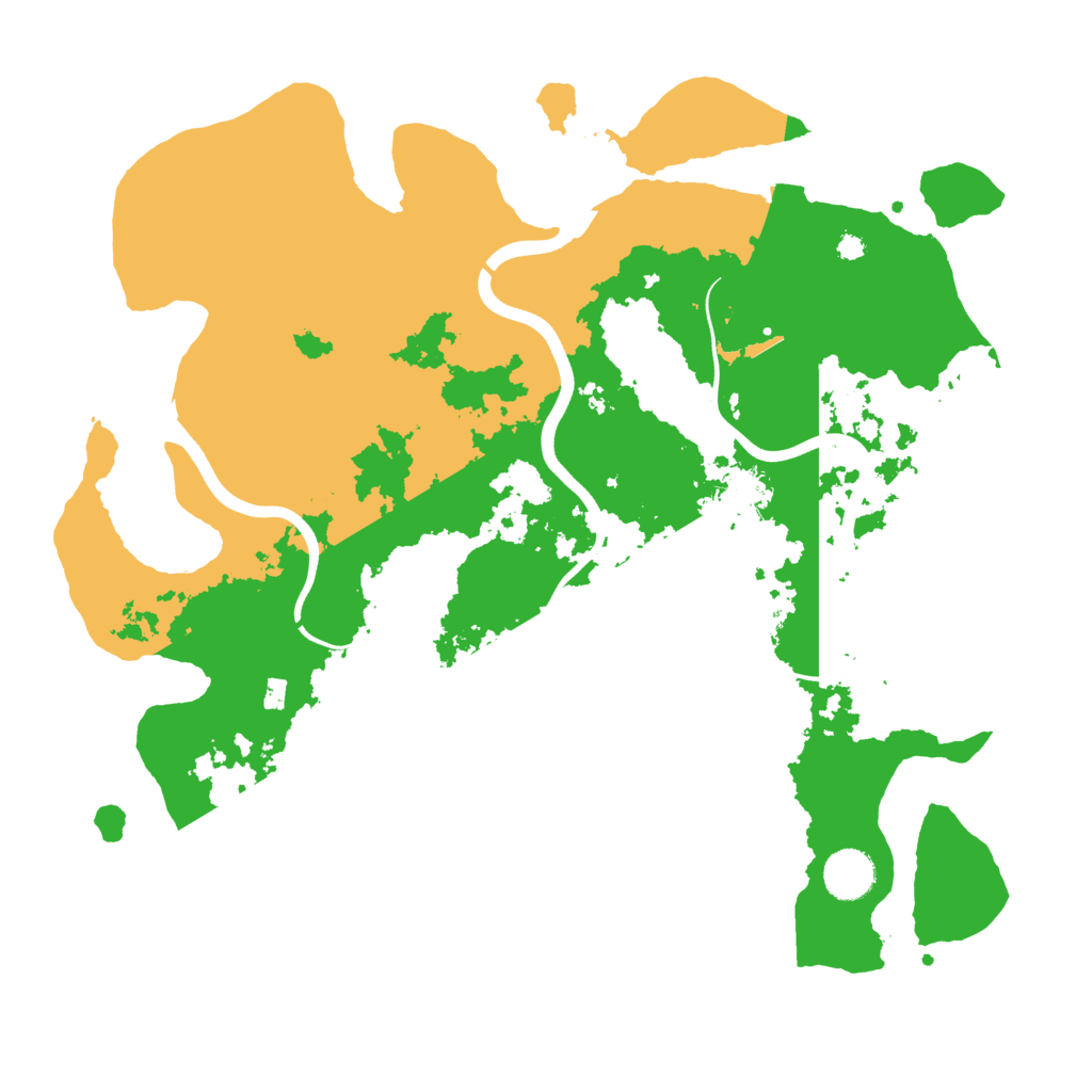 Biome Rust Map: Procedural Map, Size: 3750, Seed: 750280997
