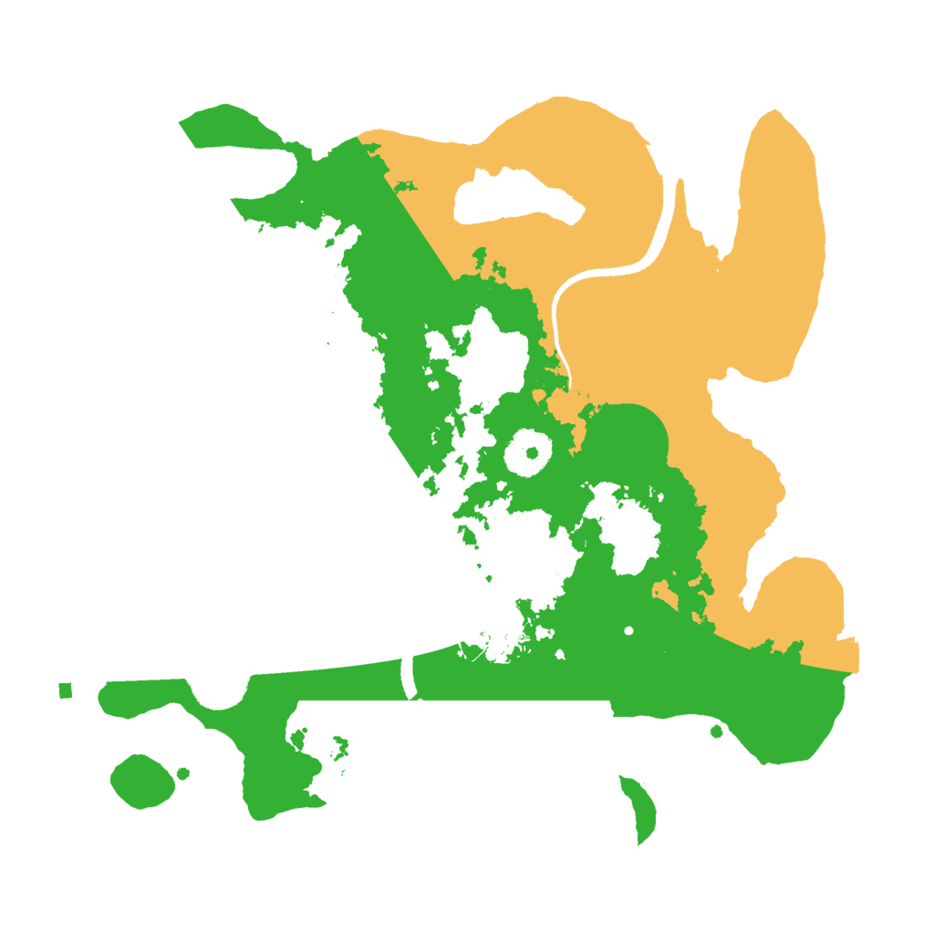 Biome Rust Map: Procedural Map, Size: 3000, Seed: 1539019194