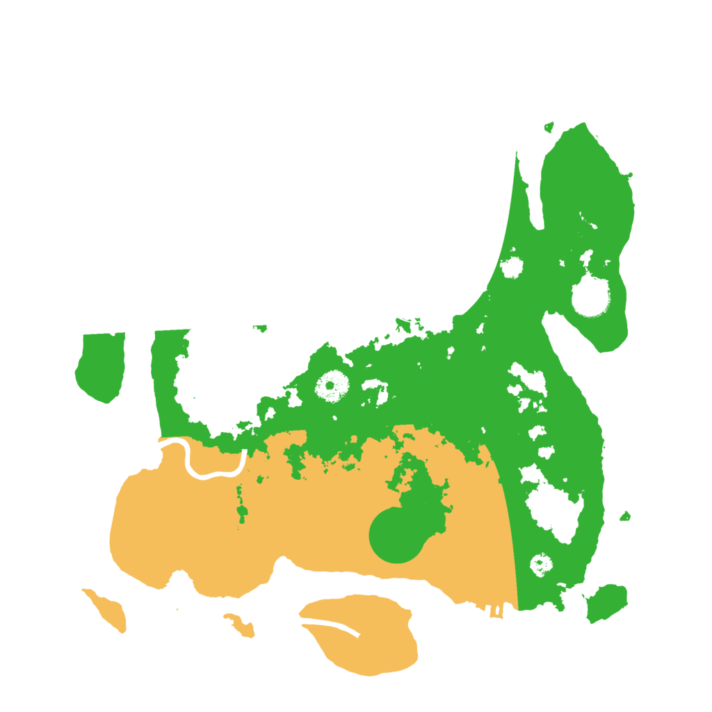 Biome Rust Map: Procedural Map, Size: 3350, Seed: 81556060