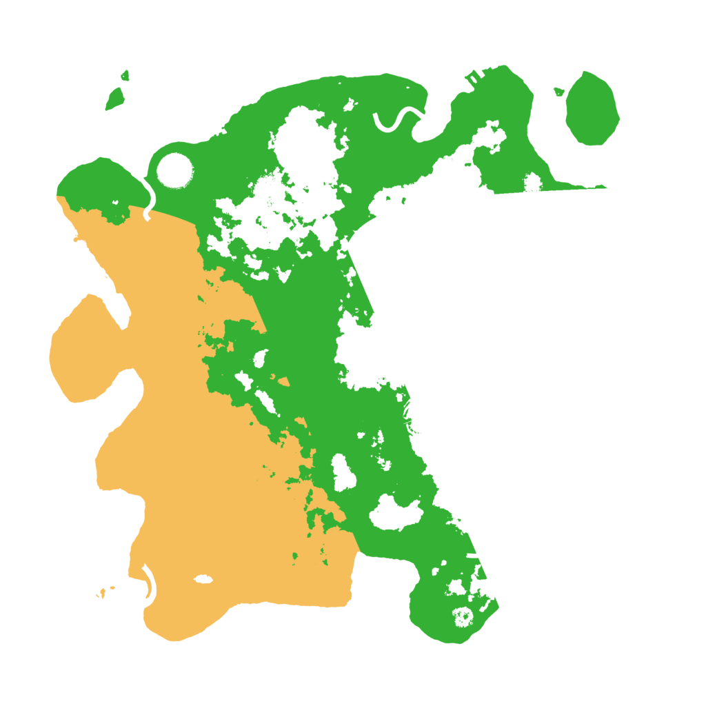 Biome Rust Map: Procedural Map, Size: 3500, Seed: 1228315977