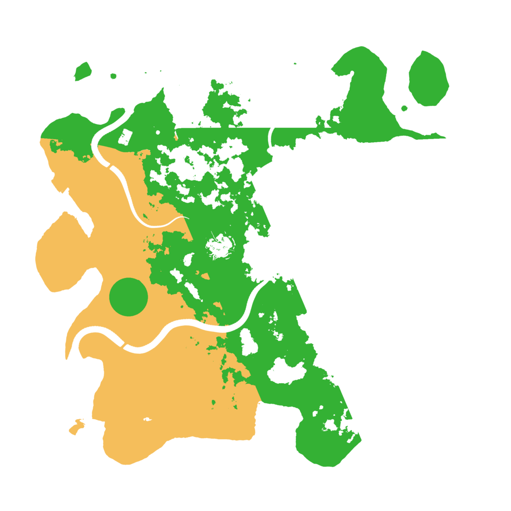 Biome Rust Map: Procedural Map, Size: 3500, Seed: 1228315977