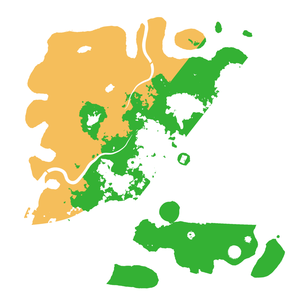 Biome Rust Map: Procedural Map, Size: 4096, Seed: 4027