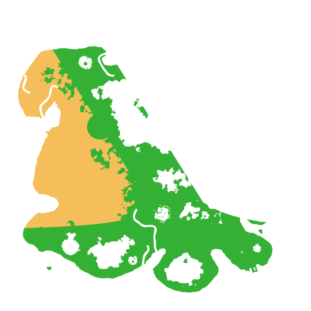 Biome Rust Map: Procedural Map, Size: 3500, Seed: 26150226