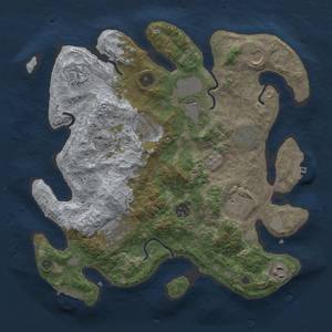 Thumbnail Rust Map: Procedural Map, Size: 3500, Seed: 222014563, 19 Monuments