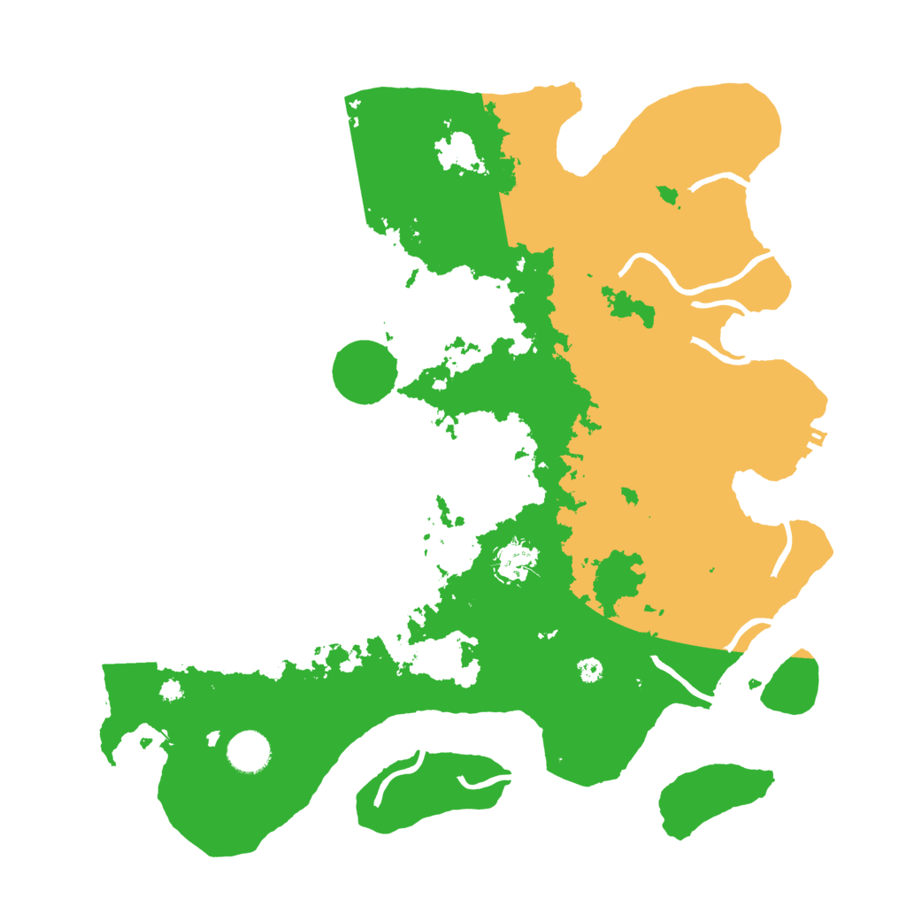 Biome Rust Map: Procedural Map, Size: 3750, Seed: 732871058