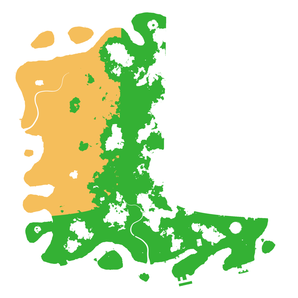 Biome Rust Map: Procedural Map, Size: 4500, Seed: 122986