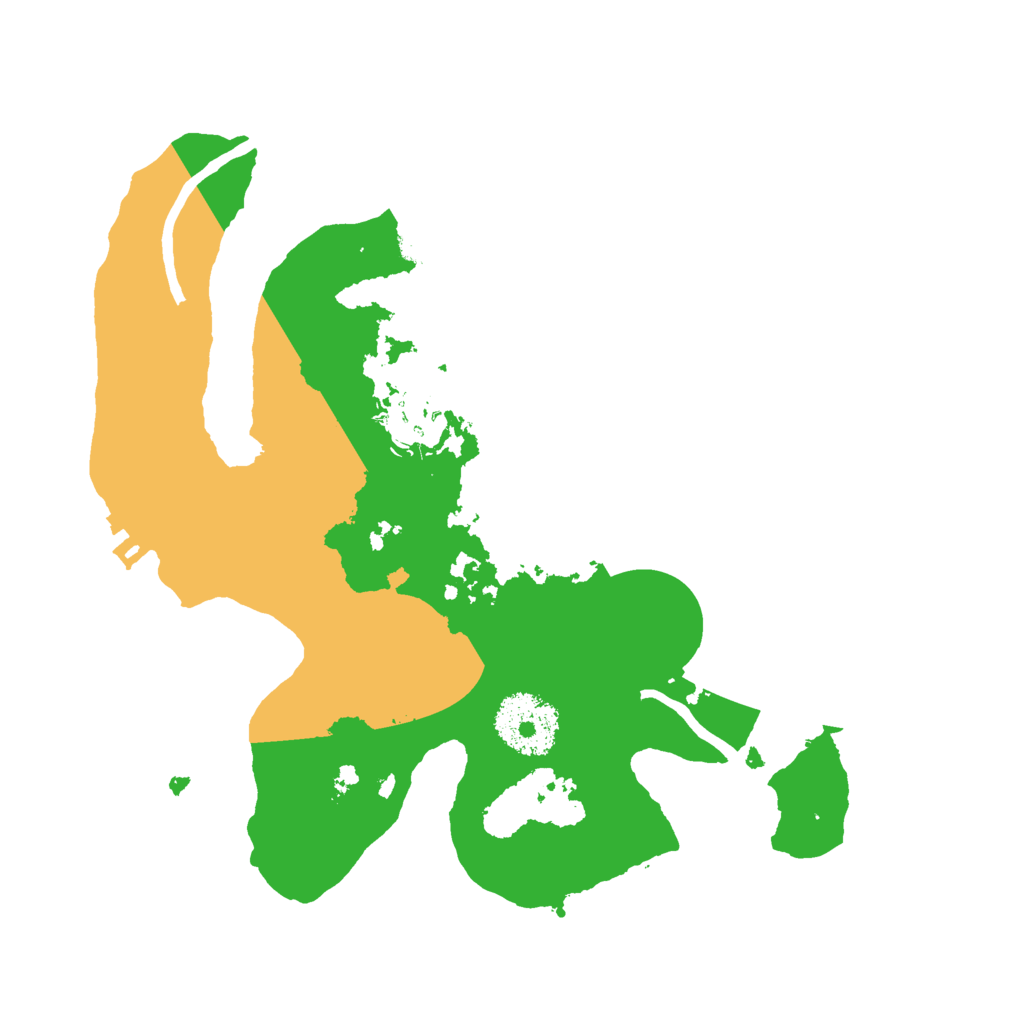 Biome Rust Map: Procedural Map, Size: 2500, Seed: 1481330580