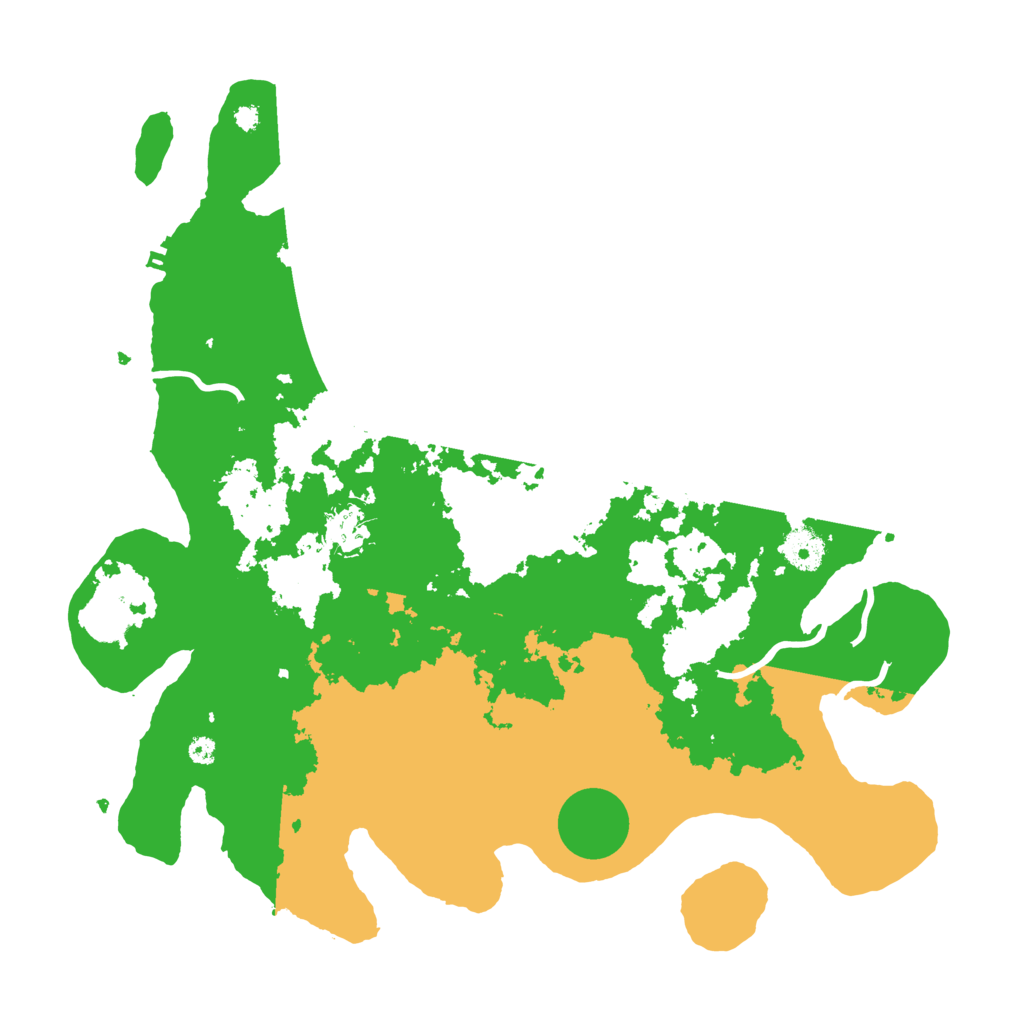 Biome Rust Map: Procedural Map, Size: 3800, Seed: 664456832