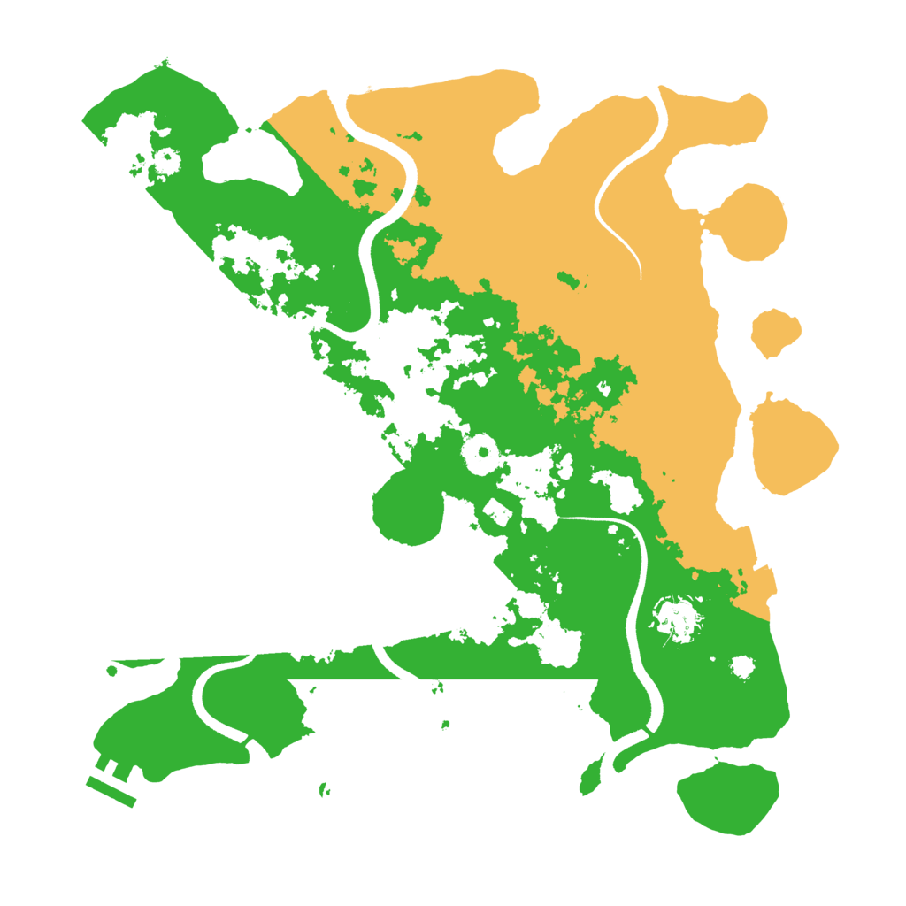 Biome Rust Map: Procedural Map, Size: 3500, Seed: 741458030