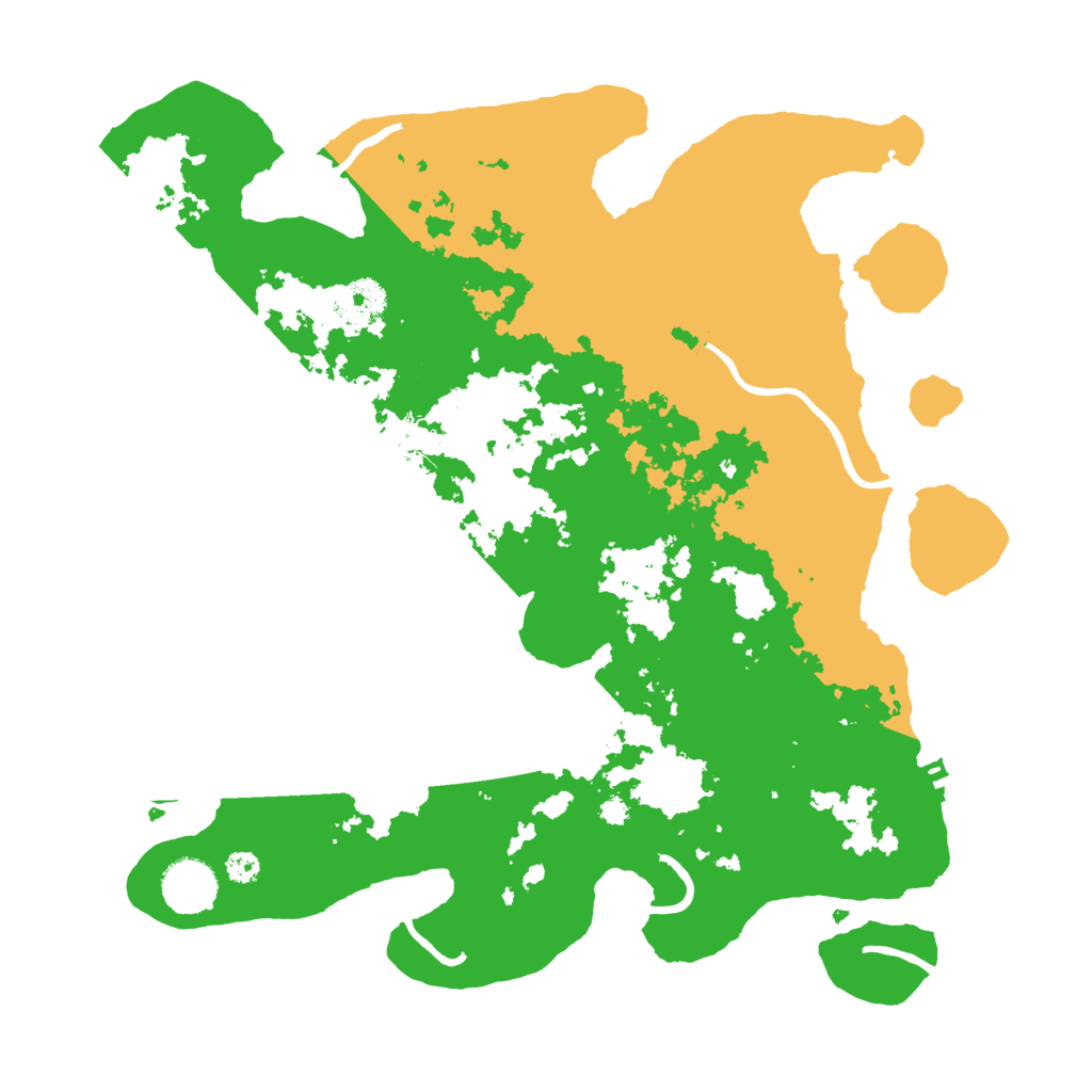 Biome Rust Map: Procedural Map, Size: 3500, Seed: 741458030