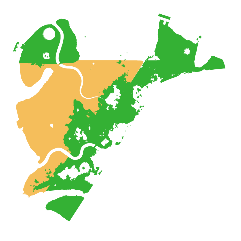Biome Rust Map: Procedural Map, Size: 3500, Seed: 65759894