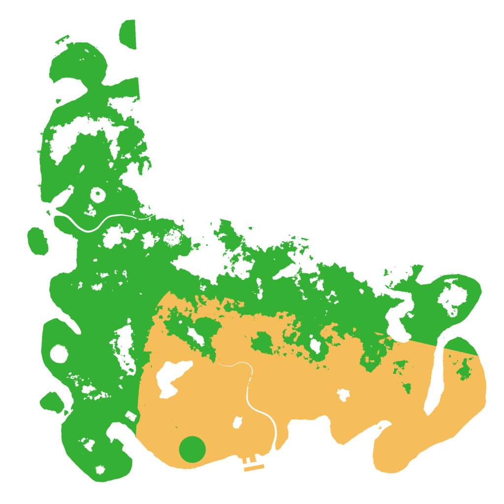 Biome Rust Map: Procedural Map, Size: 5000, Seed: 1313418539