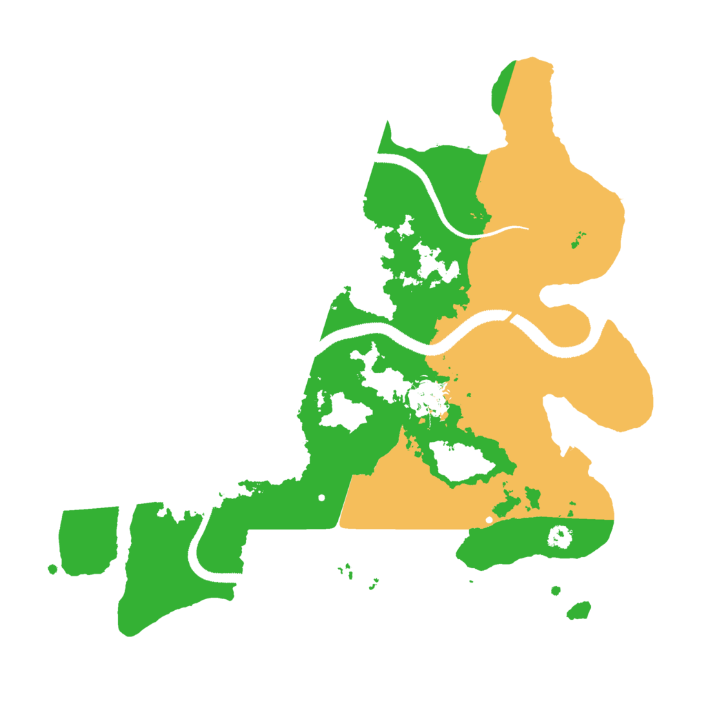 Biome Rust Map: Procedural Map, Size: 3000, Seed: 9898