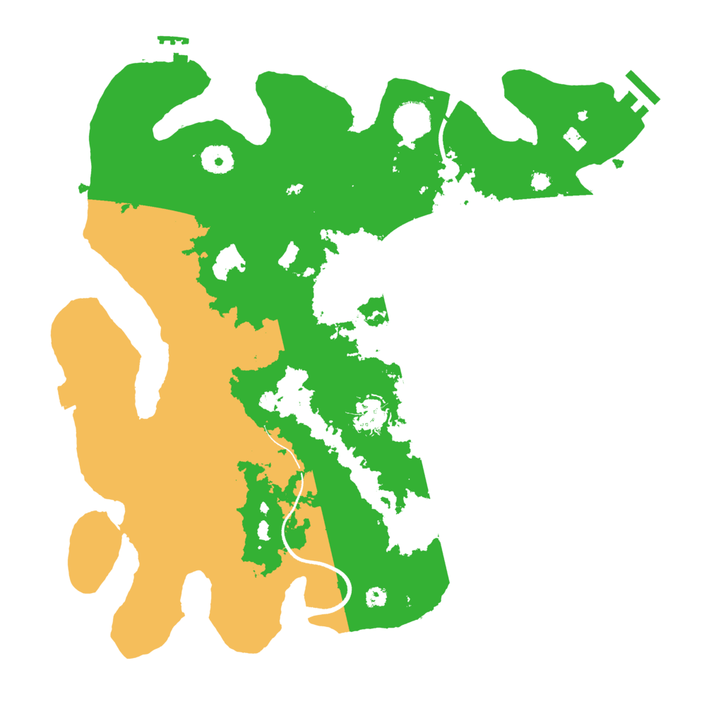 Biome Rust Map: Procedural Map, Size: 3500, Seed: 31203362