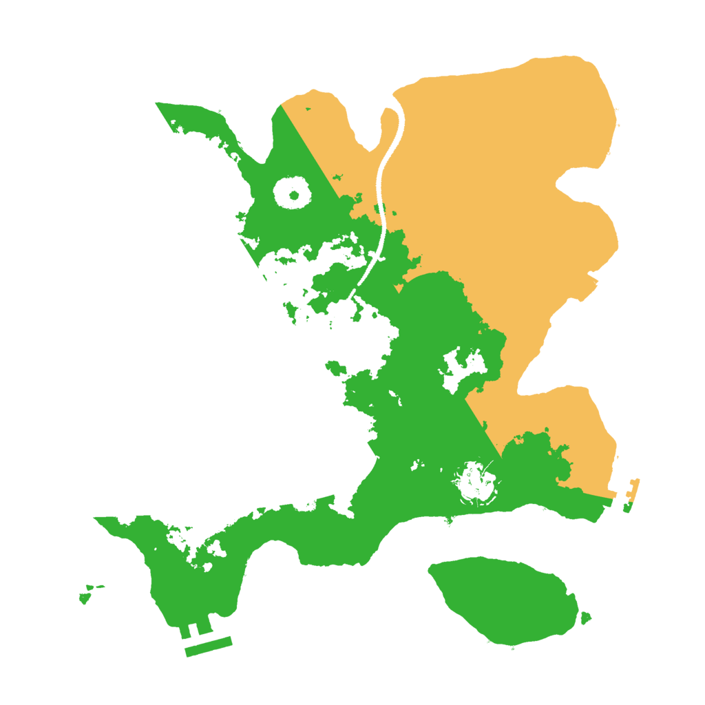 Biome Rust Map: Procedural Map, Size: 3000, Seed: 466292