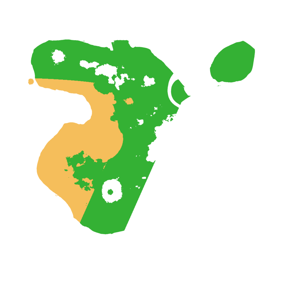 Biome Rust Map: Procedural Map, Size: 2000, Seed: 91371343