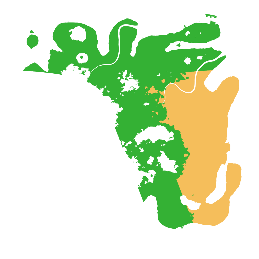 Biome Rust Map: Procedural Map, Size: 3500, Seed: 64403619