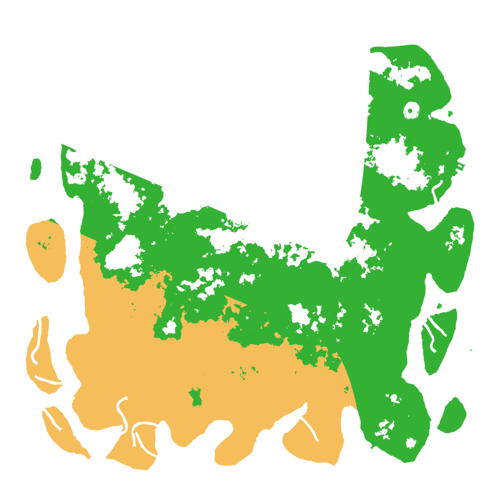 Biome Rust Map: Procedural Map, Size: 4500, Seed: 12201