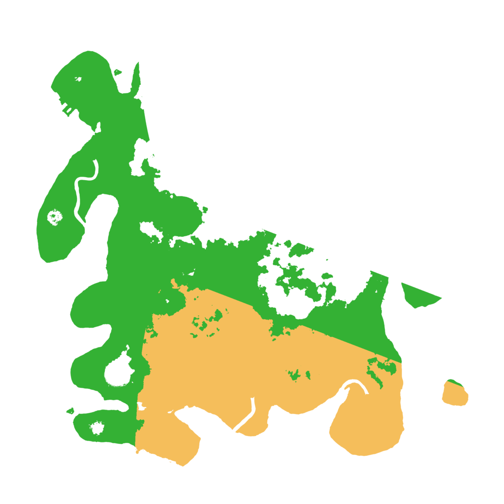 Biome Rust Map: Procedural Map, Size: 3500, Seed: 75283900