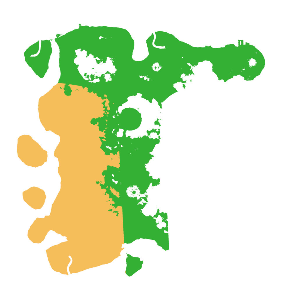 Biome Rust Map: Procedural Map, Size: 3500, Seed: 4711888