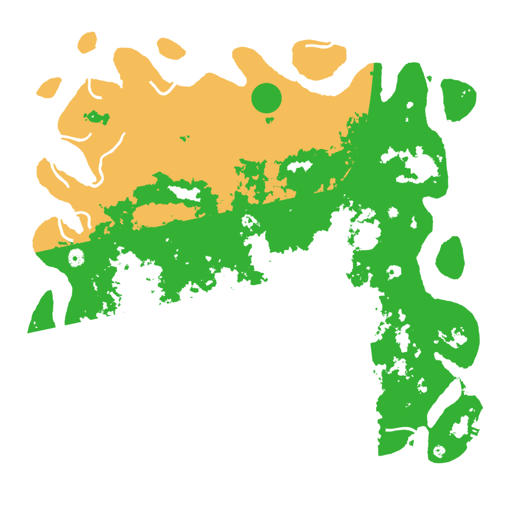 Biome Rust Map: Procedural Map, Size: 4500, Seed: 497407851