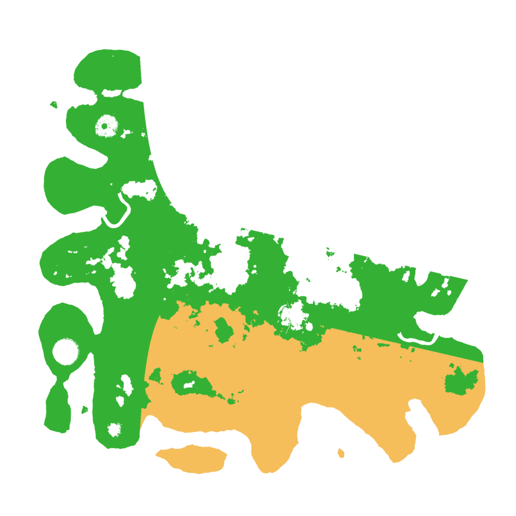 Biome Rust Map: Procedural Map, Size: 3500, Seed: 68657401