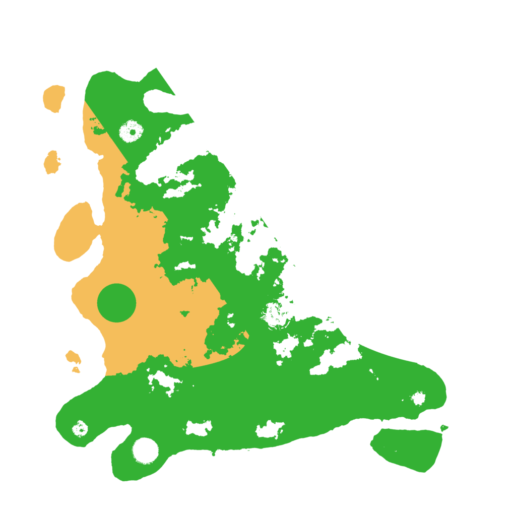 Biome Rust Map: Procedural Map, Size: 3500, Seed: 335659374