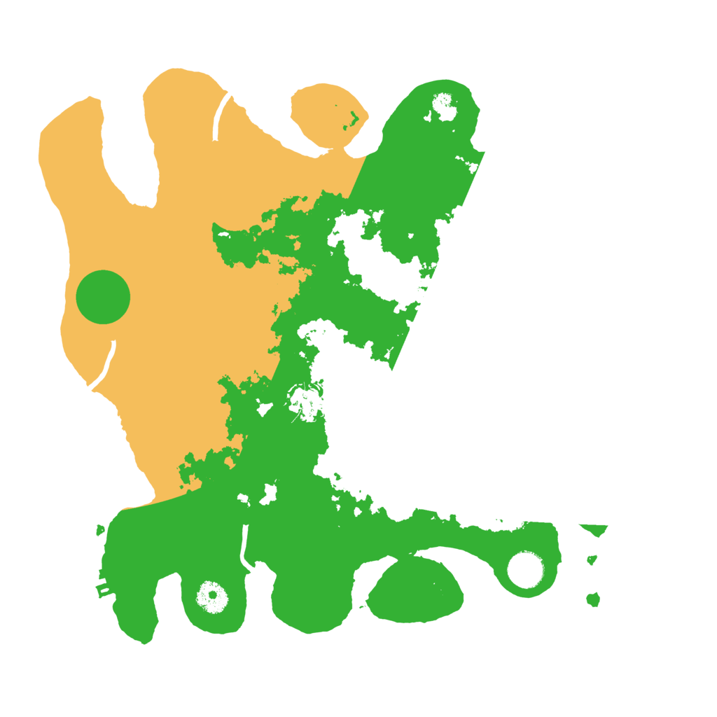 Biome Rust Map: Procedural Map, Size: 3500, Seed: 12475