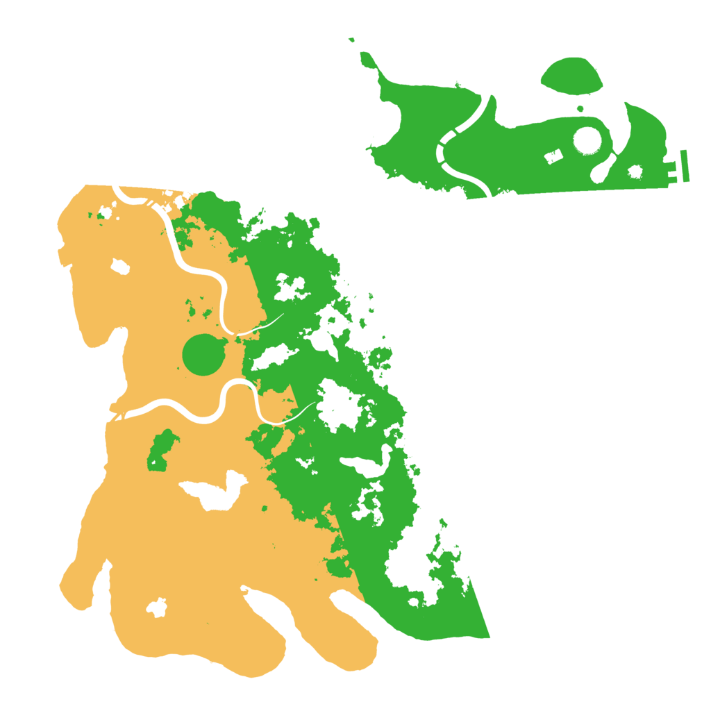 Biome Rust Map: Procedural Map, Size: 4500, Seed: 596967534