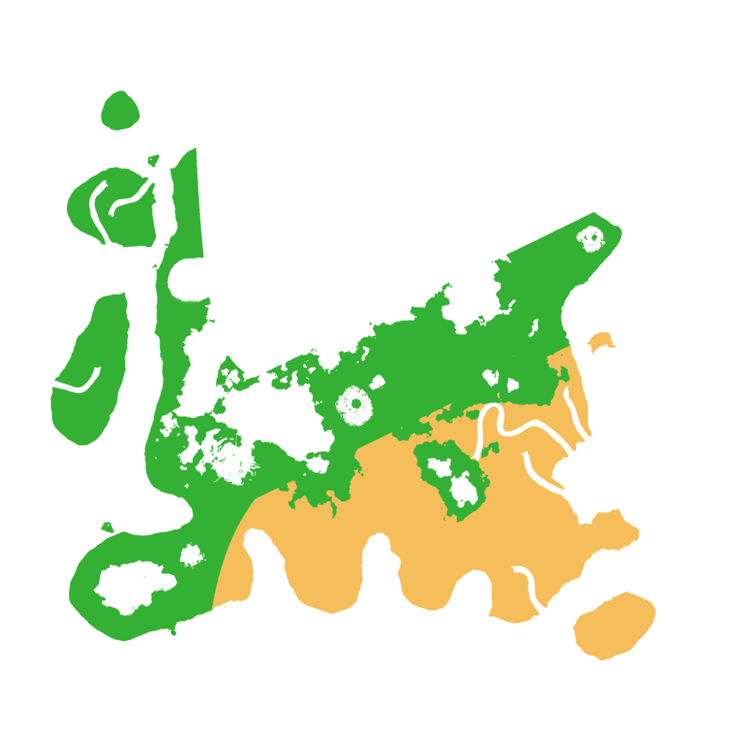 Biome Rust Map: Procedural Map, Size: 3000, Seed: 494538