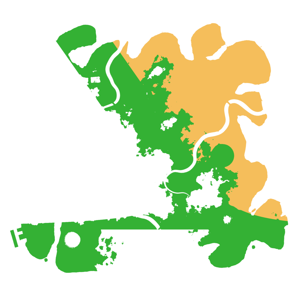 Biome Rust Map: Procedural Map, Size: 3500, Seed: 1277086821