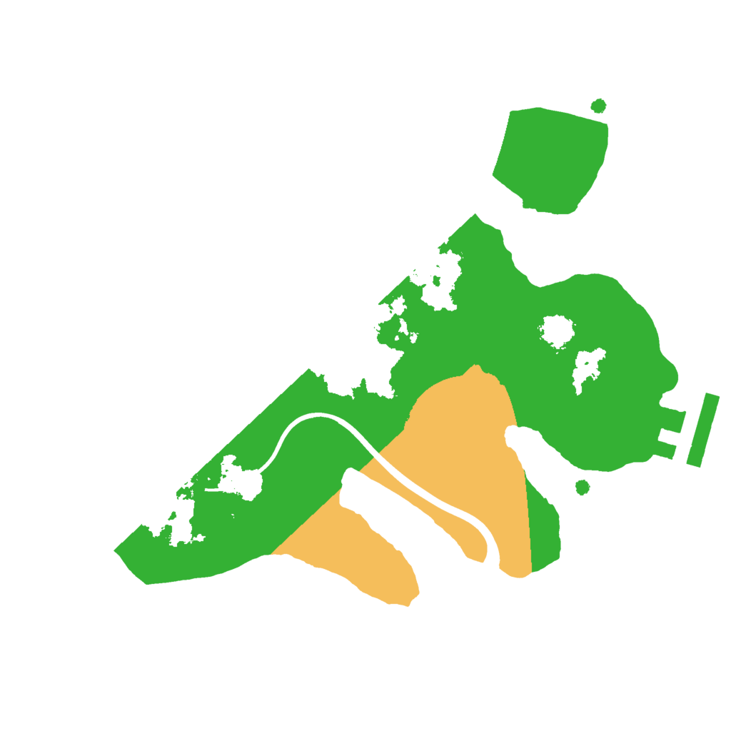 Biome Rust Map: Procedural Map, Size: 2000, Seed: 2131905043