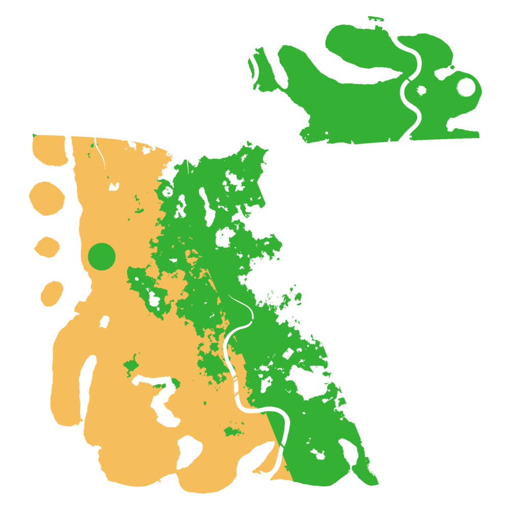 Biome Rust Map: Procedural Map, Size: 5000, Seed: 13748251
