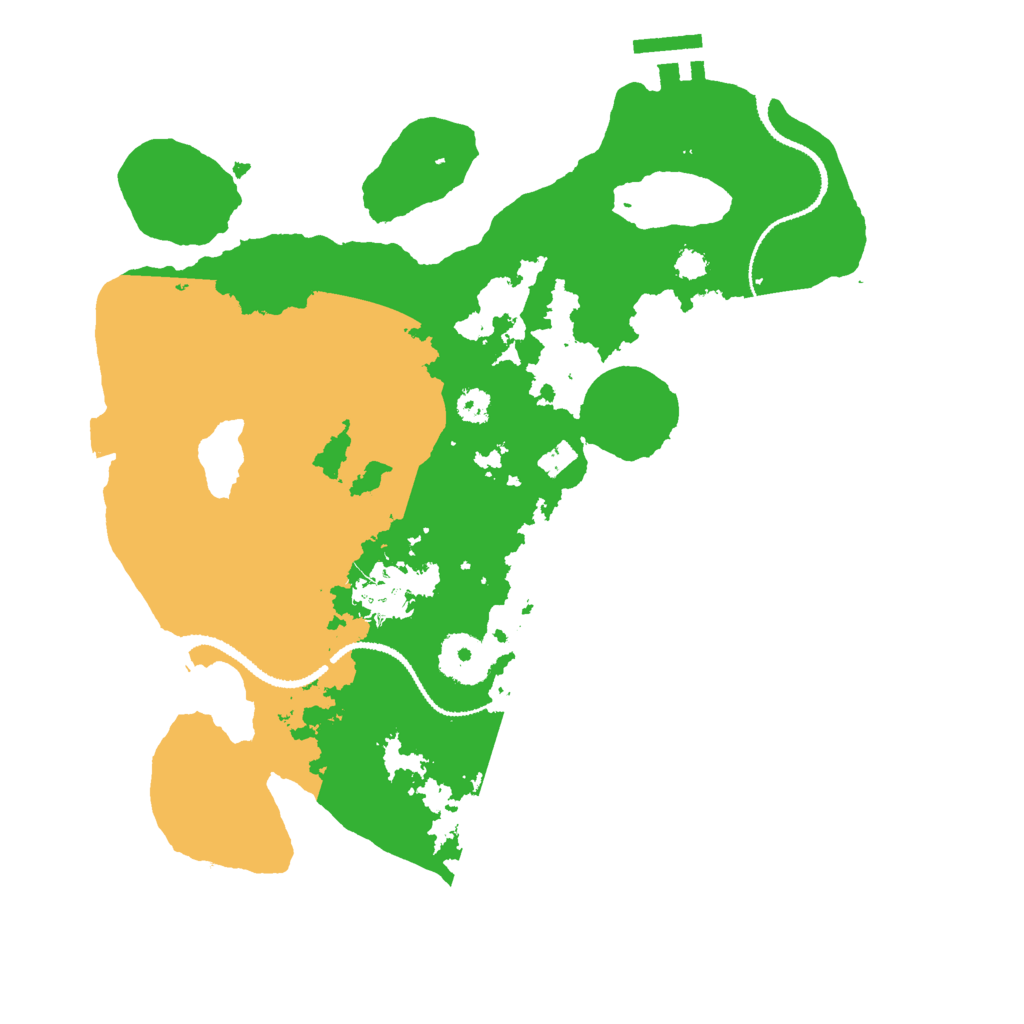 Biome Rust Map: Procedural Map, Size: 3000, Seed: 486553956