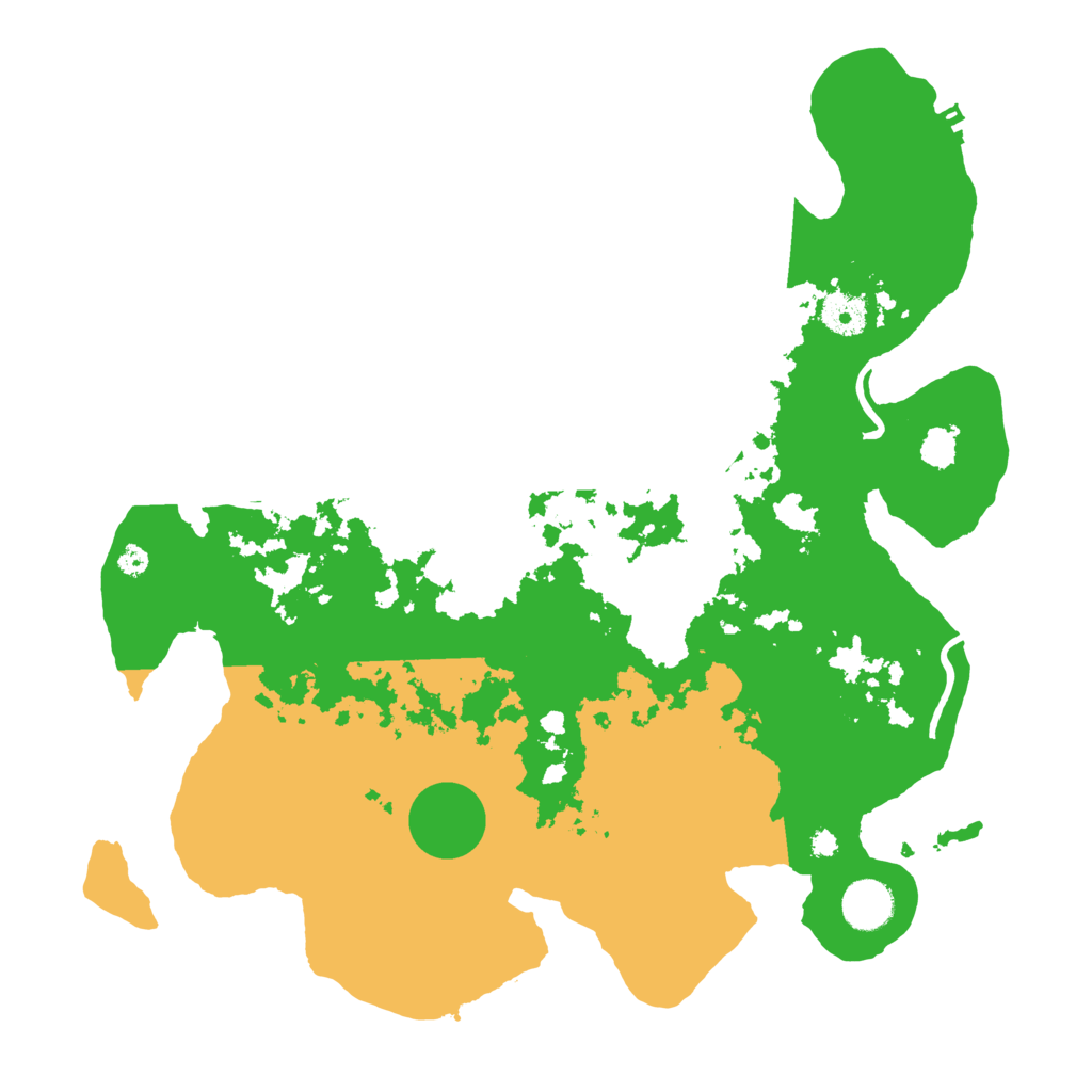 Biome Rust Map: Procedural Map, Size: 3750, Seed: 520508672