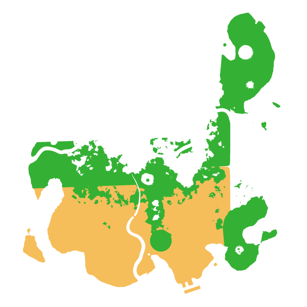 Biome Rust Map: Procedural Map, Size: 3750, Seed: 520508672