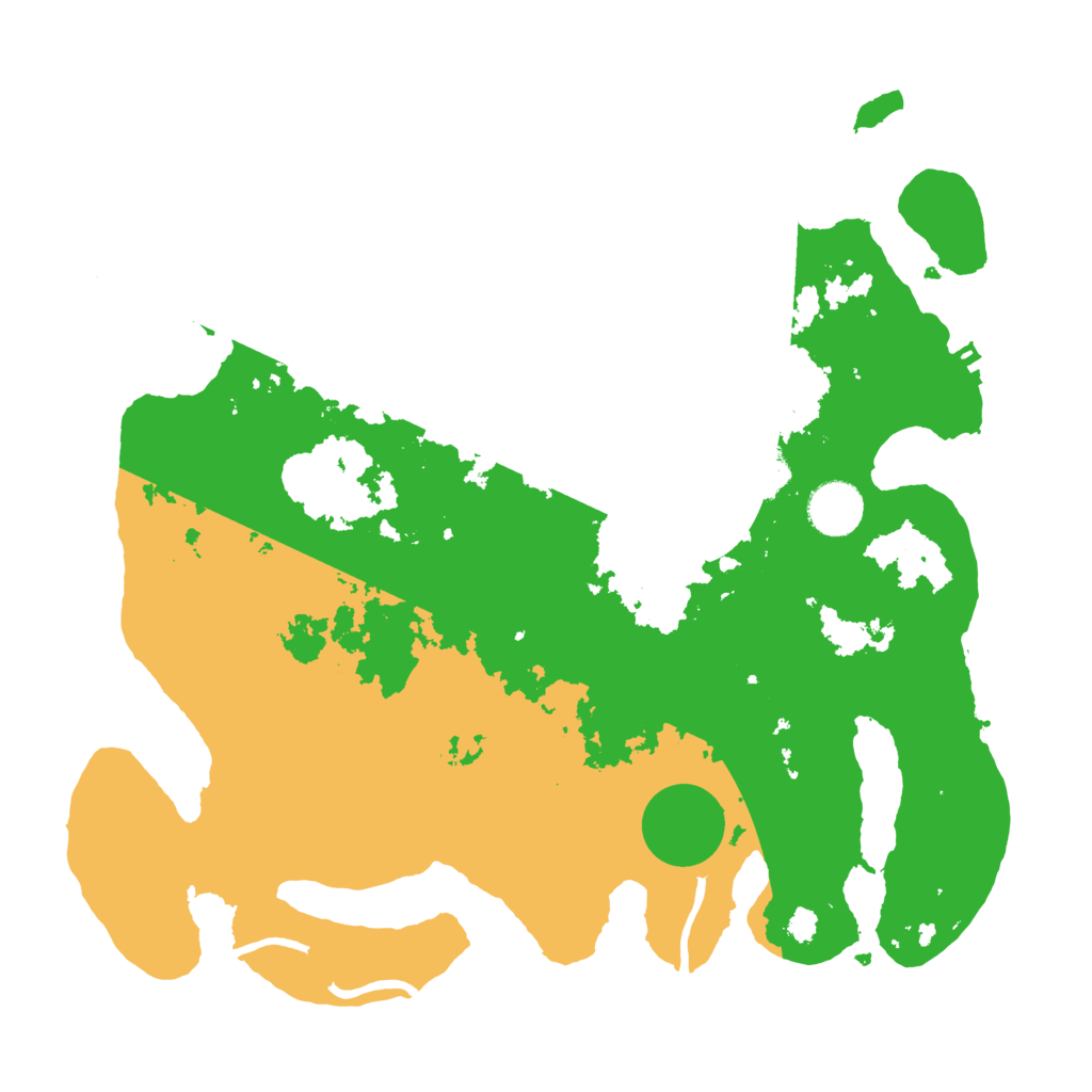 Biome Rust Map: Procedural Map, Size: 3500, Seed: 17190707