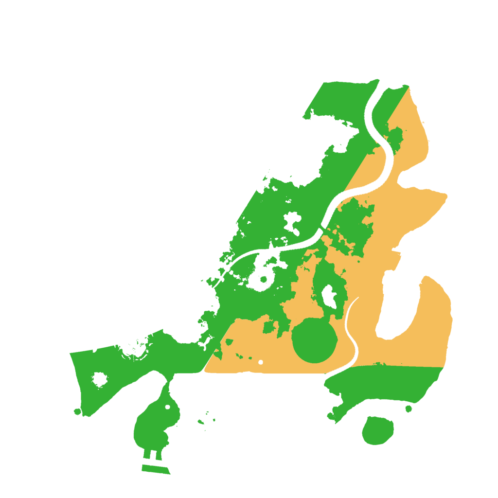 Biome Rust Map: Procedural Map, Size: 3000, Seed: 779119