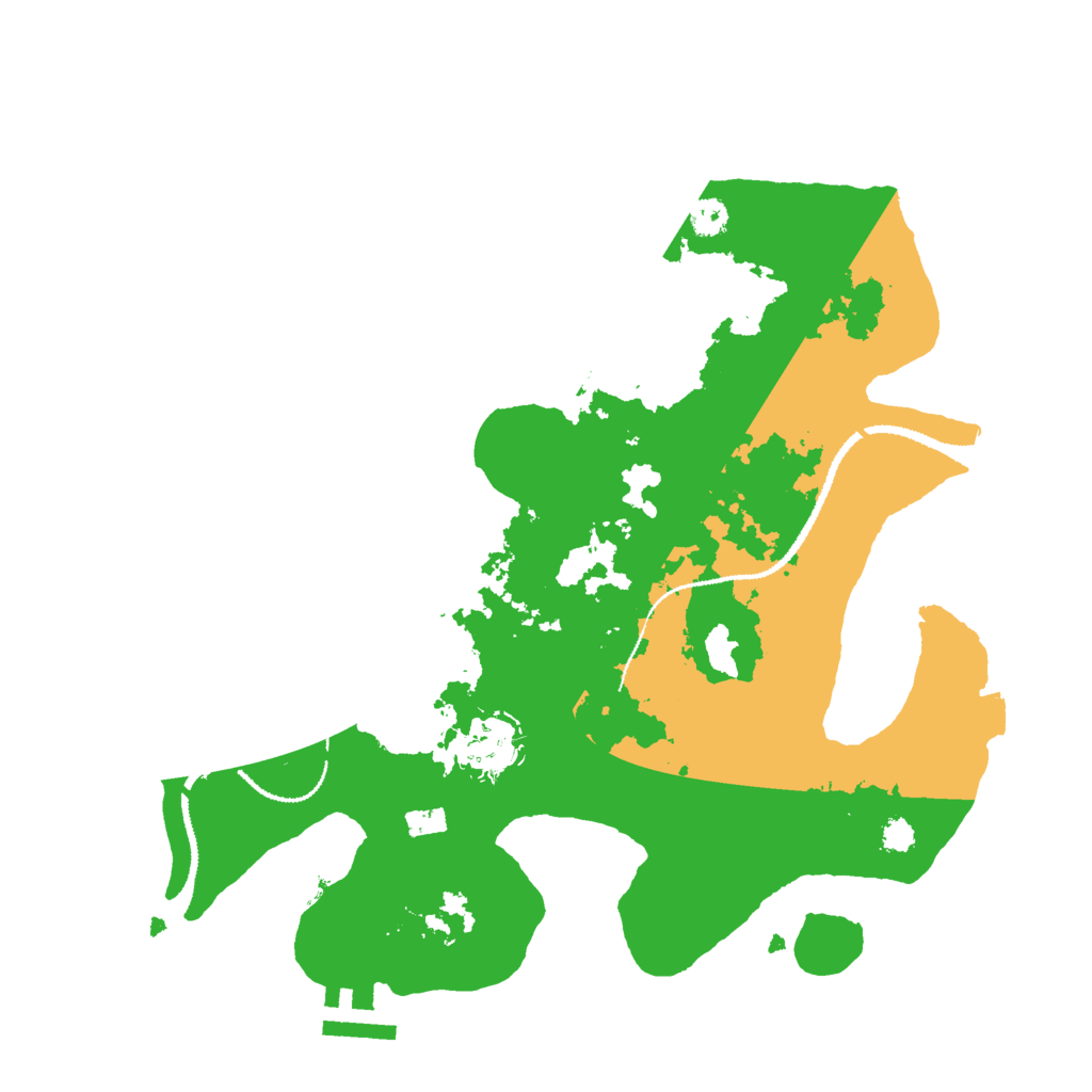 Biome Rust Map: Procedural Map, Size: 3000, Seed: 779119