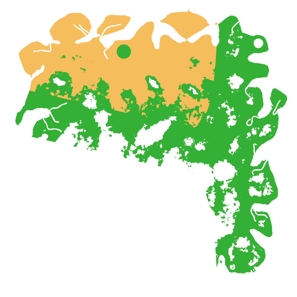 Biome Rust Map: Procedural Map, Size: 5500, Seed: 58902